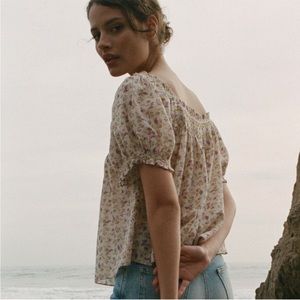 NWT Dôen Portia Top in Feathered Floral